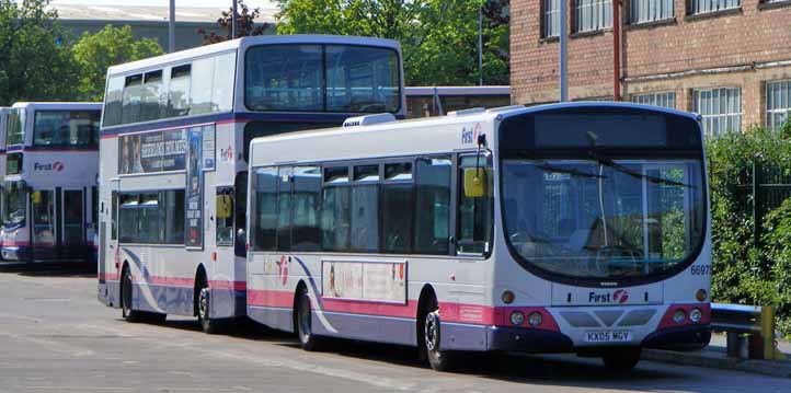 First Leicester Volvo B7RLE Wright 66975